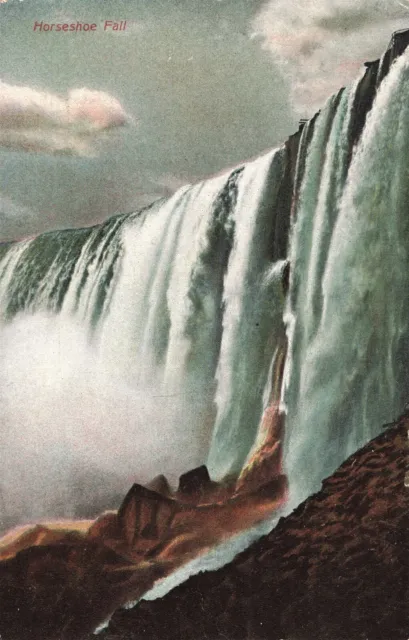 c1912 Hand Colored Postcard Horse Shoe Falls Niagara N.Y. / 2R4-205