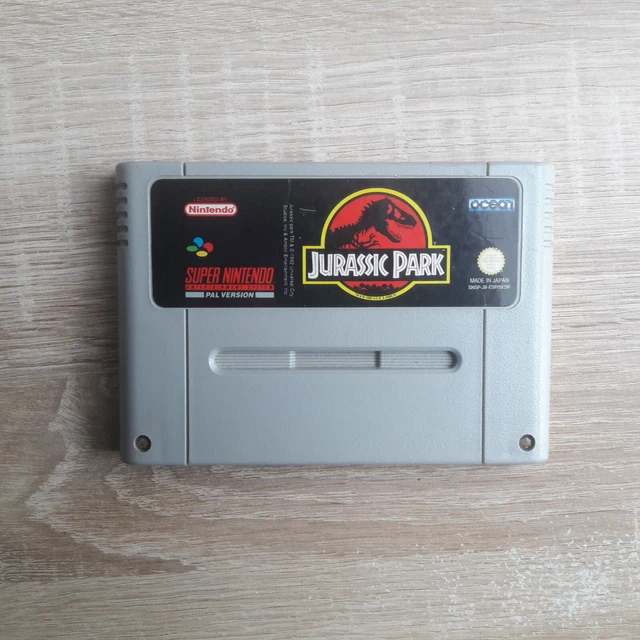 Jurassic Park - 1993 - Super Nintendo - SNES - PAL (cartouche seule)