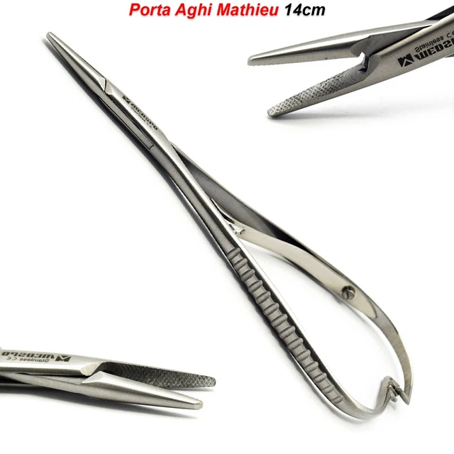 Pinza Curva TC Per Occhio E Denti Forcipe Microchirurgico Curvo Castroviejo Per Supporto Ago, Uso Oftalmico O Dentale, Marca Cynamed Forcipe Micro Per - Foto 3