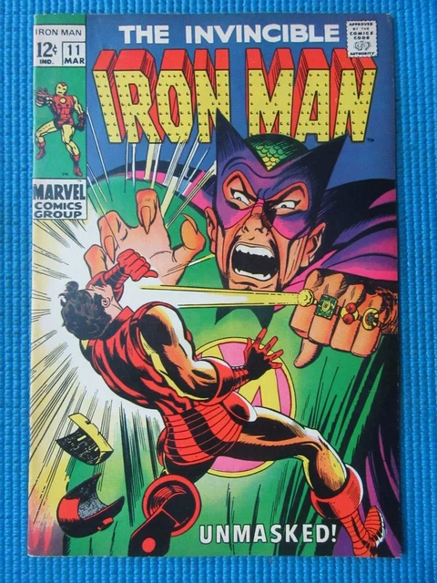 Invincible Iron Man # 11 - (Vf/Nm) -Unmasked-The Mandarin-Viper-Robot Reserve