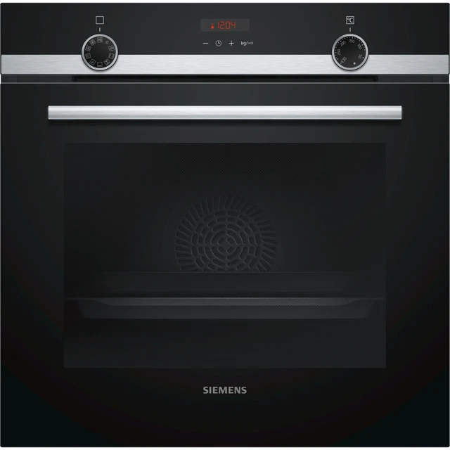 siemens four combiné mo intégrable 71l a pyrolyse inox/noir hb573abr0
