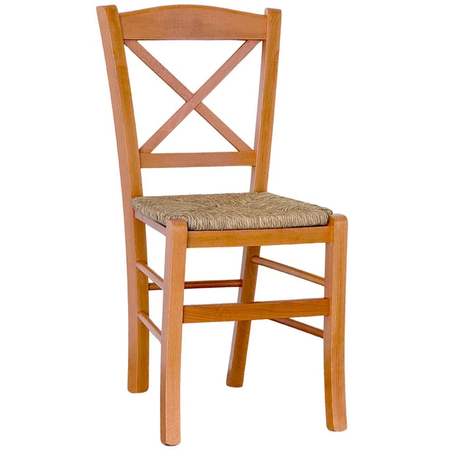 Sedie Ristorante Sedia Legno Paesana Ciliegio Con Seduta Imbottita