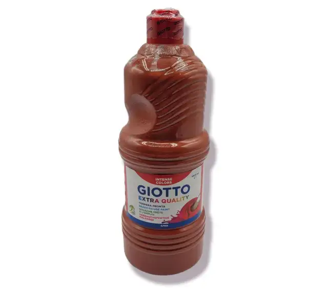 Tempera Pronta Giotto Extra Quality 1000 ml - Marrone