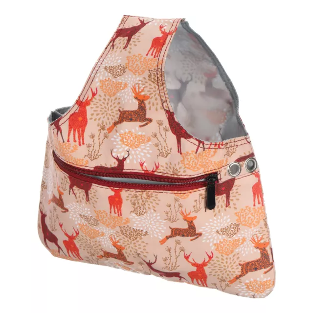 Bolsa de almacenamiento de hilo portátil bolsa de tejido de ganchillo madeja bolsa de pulsera naranja