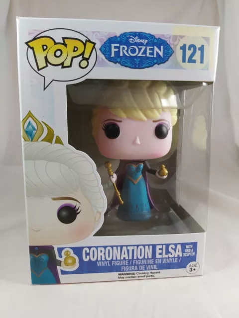 Disney Funko Pop - Coronation Elsa with Orb and Scepter - Frozen - No. 121