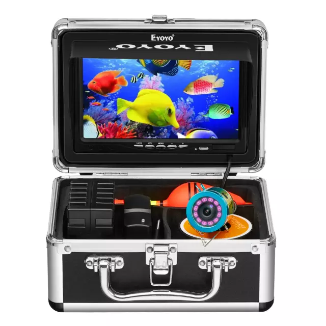 Eyoyo Underwater Fishing Camera 7 inch LCD Fish Finder 1000TVL IR Fishing Camera 2
