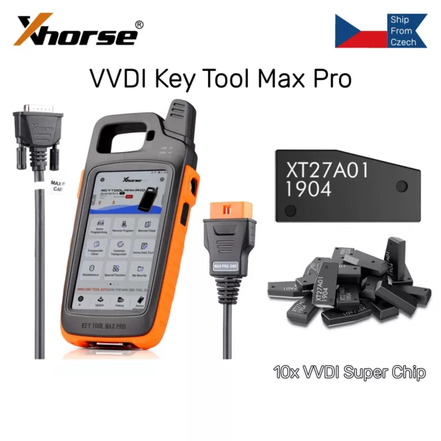 Xhorse VVDI Key Tool Max Pro With MINI OBD Tool Function & 10pcs VVDI Super Chip