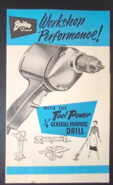Vintage Bridges Of London - Workshop Performance Advertising Leaflet Drills Etc.