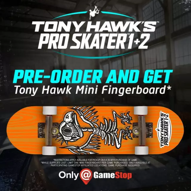 Tony Hawk's Pro Skater 1+2 Collector's Edition Skateboard Birdhouse 10+  Colors