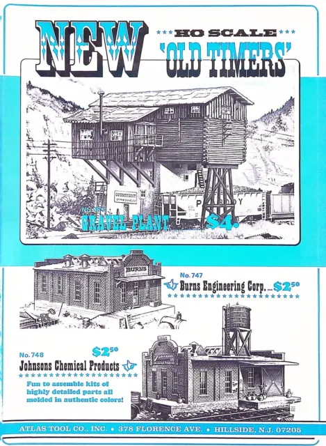 Atlas Tool Co. Hobby Advertising Print Ad Model Railroader Magazine Nov 1973