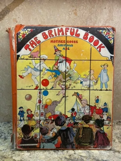 The Brimful Book / Watty Piper / Eulalie art / VINTAGE-1939 Mother Goose stories