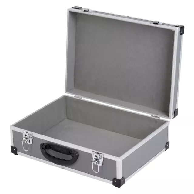 Varo 3in1 Aluminium-Koffer Alukoffer Werkzeugkoffer Alu Koffer Grau/Silber NEU 3