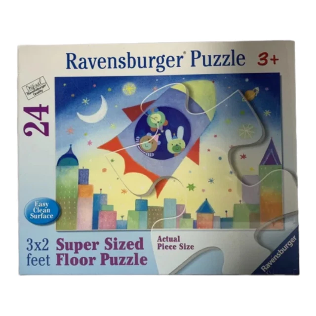 RAVENSBURGER PUZZLE 24 Piece Super Sized Floor 3x2 Feet 3+ To The Moon ...