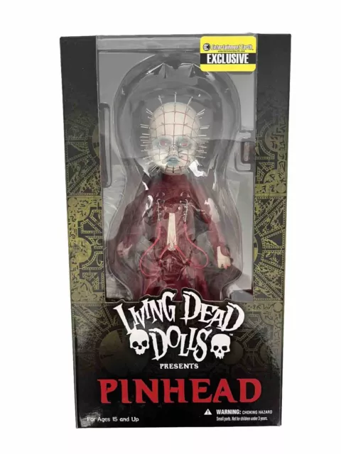 Hellraiser III Hell On Earth PINHEAD 2016 Mezco Toy Living Dead Dolls 10" LDD