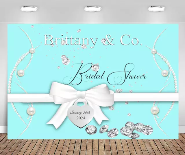 Bride and Co Theme Backdrop ,Bridal Shower banner|  Birthday Party photo booth