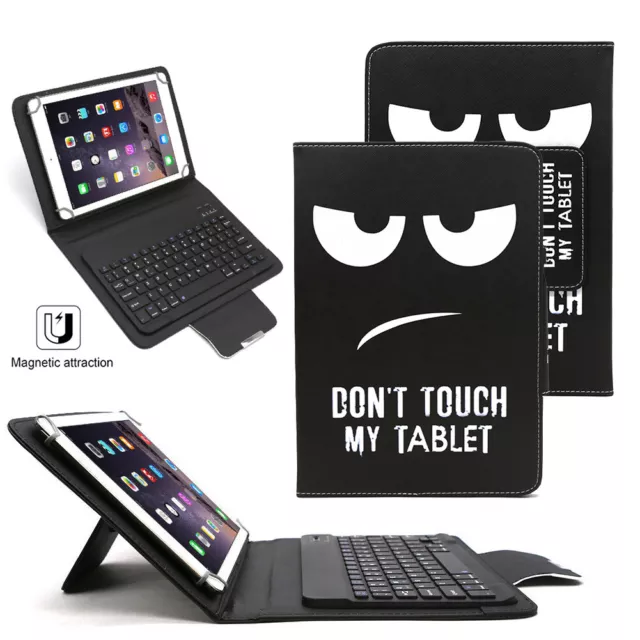 For Amazon Kindle Fire HD 7" 8" 10" Tablet Keyboard Pattern Leather Case Cover