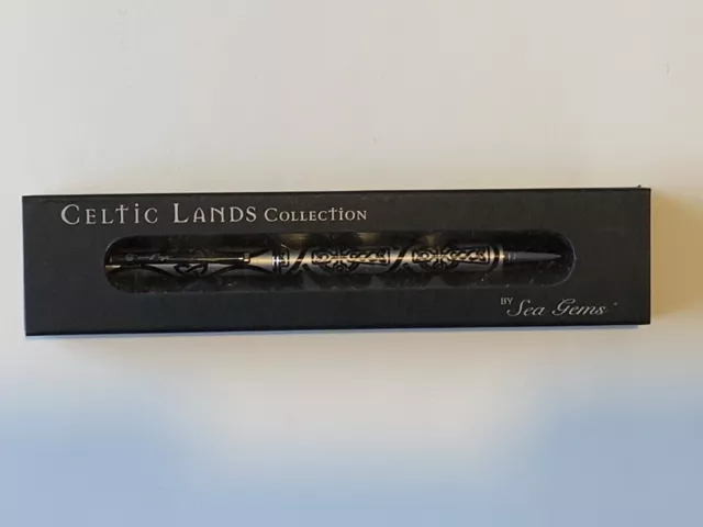 Ballpoint Pen In Presentation Box From Celtic Lands Collection.  COLLECTION ONLY