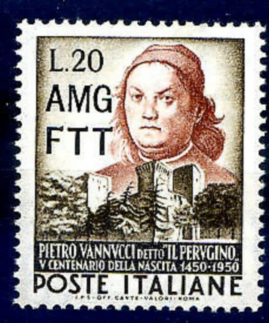 Trieste A - 1951 Perugino New MNH