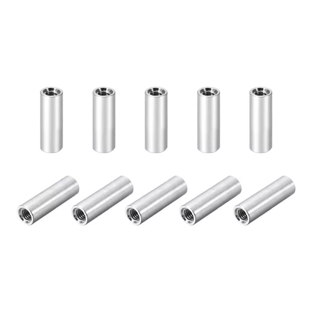 10uds M3x15mm Redondo Aluminio Separador Columna Espaciador Hembra para DIY