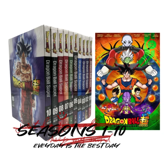 Dragon Ball Super Seasons 1-10 Region 1 US DVD Complete Collection~131 episodes