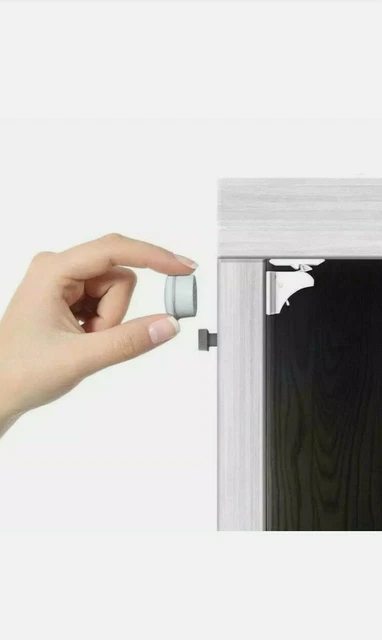 Magnetic Cabinet Locks Baby Safety Latches  Baby Proof 4 Locks 1 Key Jambini