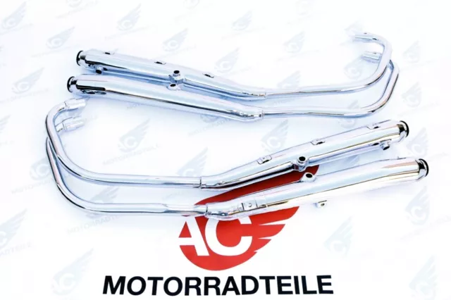 Honda CB 750 Four K2-K6 Auspuffanlage Auspuff 4-4 Repro HM341 Reproduktion