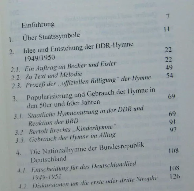 Amos auferstanden aus Ruinen Nationalhymne DDR BRD Deutschlandlied Verbot Eisler 3