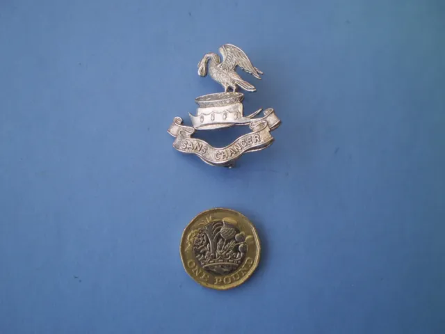 WW 1  Liverpool Pals Sterling Silver Cap Badge