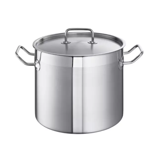 Schulte-Ufer Suppentopf Profi-Line i Kochtopf Edelstahl 18 10 24 cm 9 L