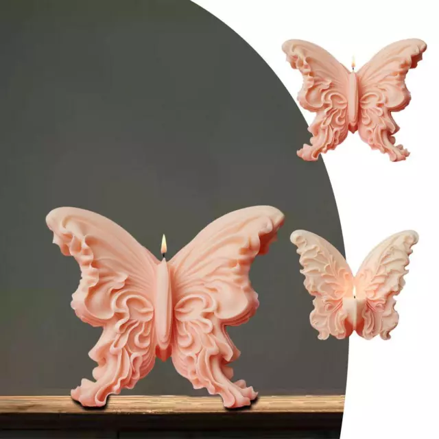 Creative Butterfly Silicone Candle Mold for DIY Aromatherapy Candle Plaster~