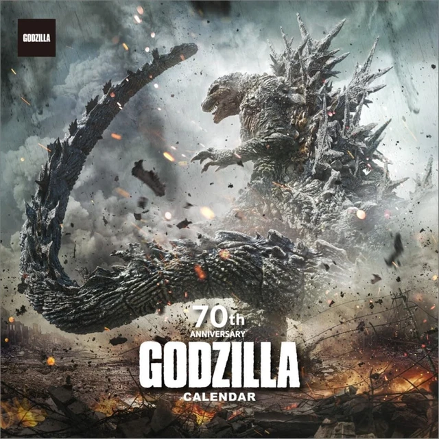 GODZILLA 70TH ANNIVERSARY 2024 Wall Calendar Japanese Calendar (H60×