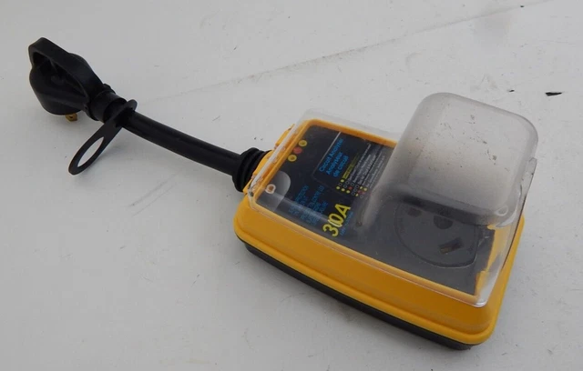125V 3750W AC 3750 Watt 30A 30 AMP RV Circuit Analyzer Surge Protection