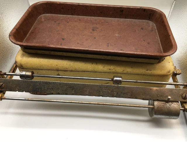 Alte Küchenwaage bis 10 Kg. DDR? Bakelit Schale?