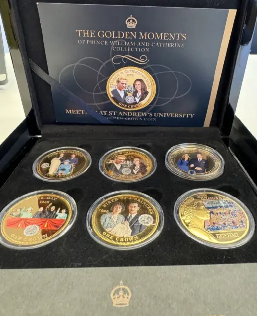 The Golden Moments of Prince William & Catherine Collection Coin Set - Mint Set