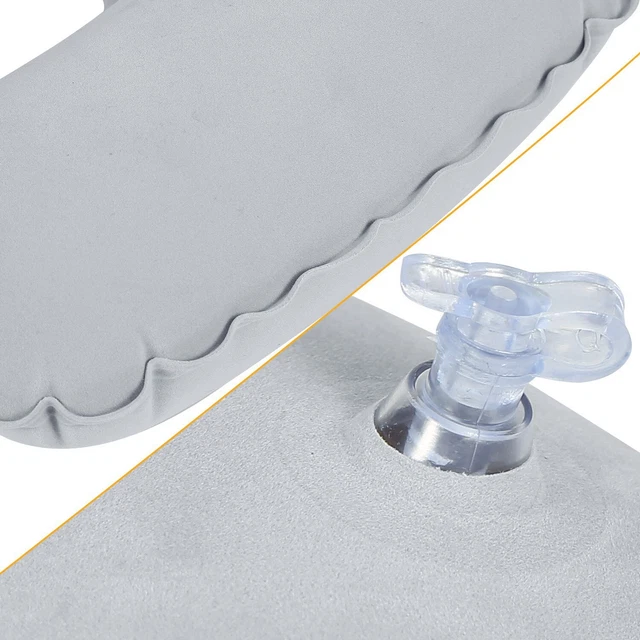 Travel Office Neck Support U Shaped Portable Inflatable Pillow Head Rest Cushion 9