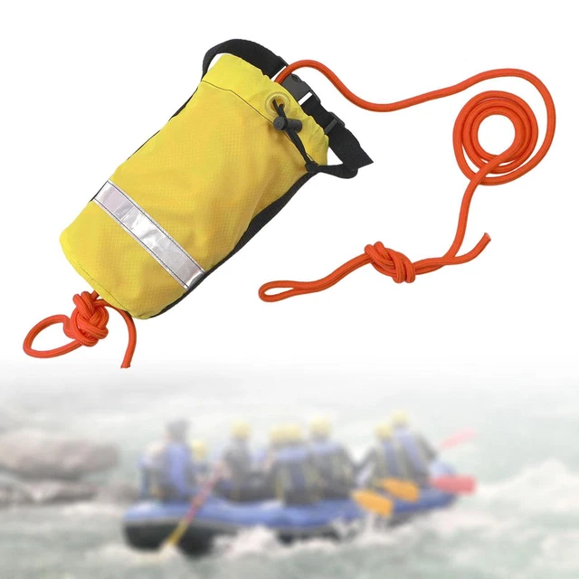 Throw Bag for Water Rescue with 52ft Throwable Rope for Fishing Boating