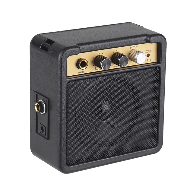 Guitar  Amp Speaker 5W with 6.35mm Input 1/4 Inch Headphone E1R9