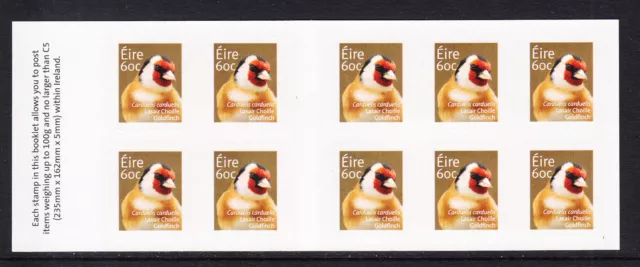 Irlanda 2013.  Yvert C2049.  Fauna.  Pajaros   Adhesivos.    Mnh.