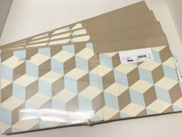 Ikea DRONA Storage box fits kallax expedit, multi beige 13x15x13 (4 Pack) - NEW