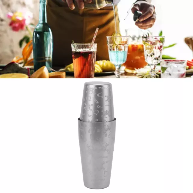 (Skull Pattern Without Bottom Line)Bar Bartender Shaking Tins Dishwasher