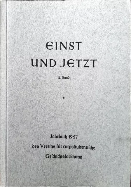 Einst und Jetzt Band 12, Erscheinungsjahr 1967