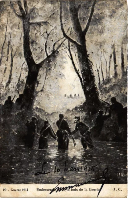 MILITARY CPA War-Ambush in the Bois de la Grurie (315744)