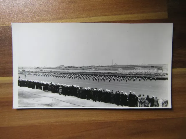 Old postcard - British Military Interest - Procession - Poss Gibraltar 1930's