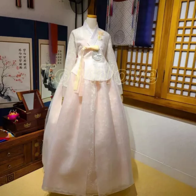 Korean Hanbok Dress Traditional National Court Costume Wedding Perform Dress Set