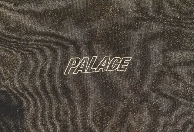 Palace Skateboards t shirt size large Black Tri Washed Worn