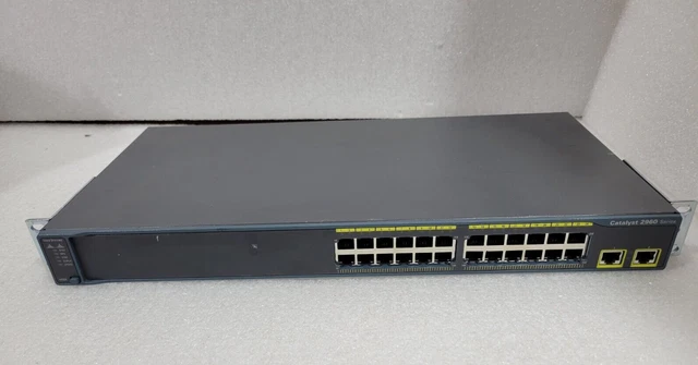 CISCO CATALYST 2960 24 Port Ethernet Switch with Warranty $65.89 ...