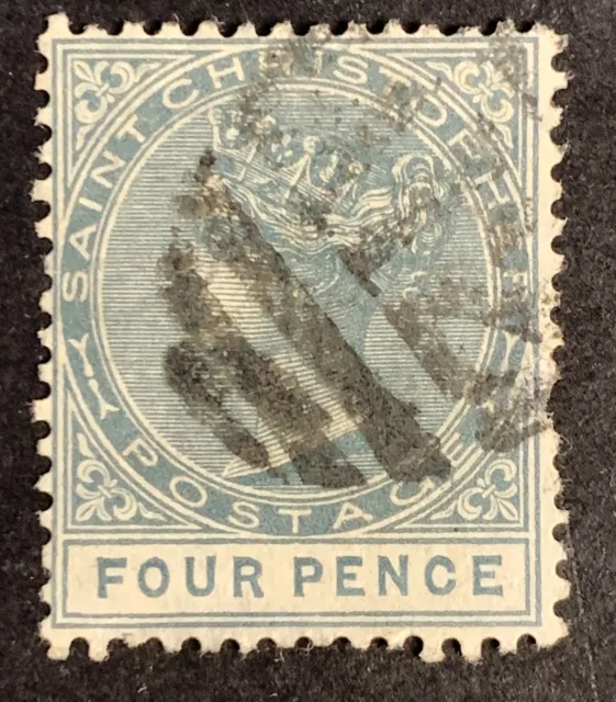 St. Christopher. Definitive Stamp. SG8. 1879. FU. TT759