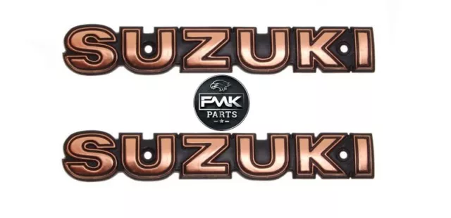 Fuel Tank Emblem Badge Decal PAIR for Suzuki GN 125 GN125