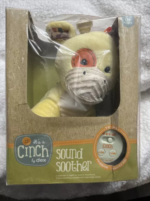 It’s A Cinch by dexbaby Plush Sleep Aid Womb Sound Soother - Giraffe New In Box