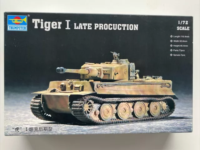 Trumpeter No 07294 - Sd.Kfz.181 Tiger I Late Production - 1:72 "Neu" in OVP